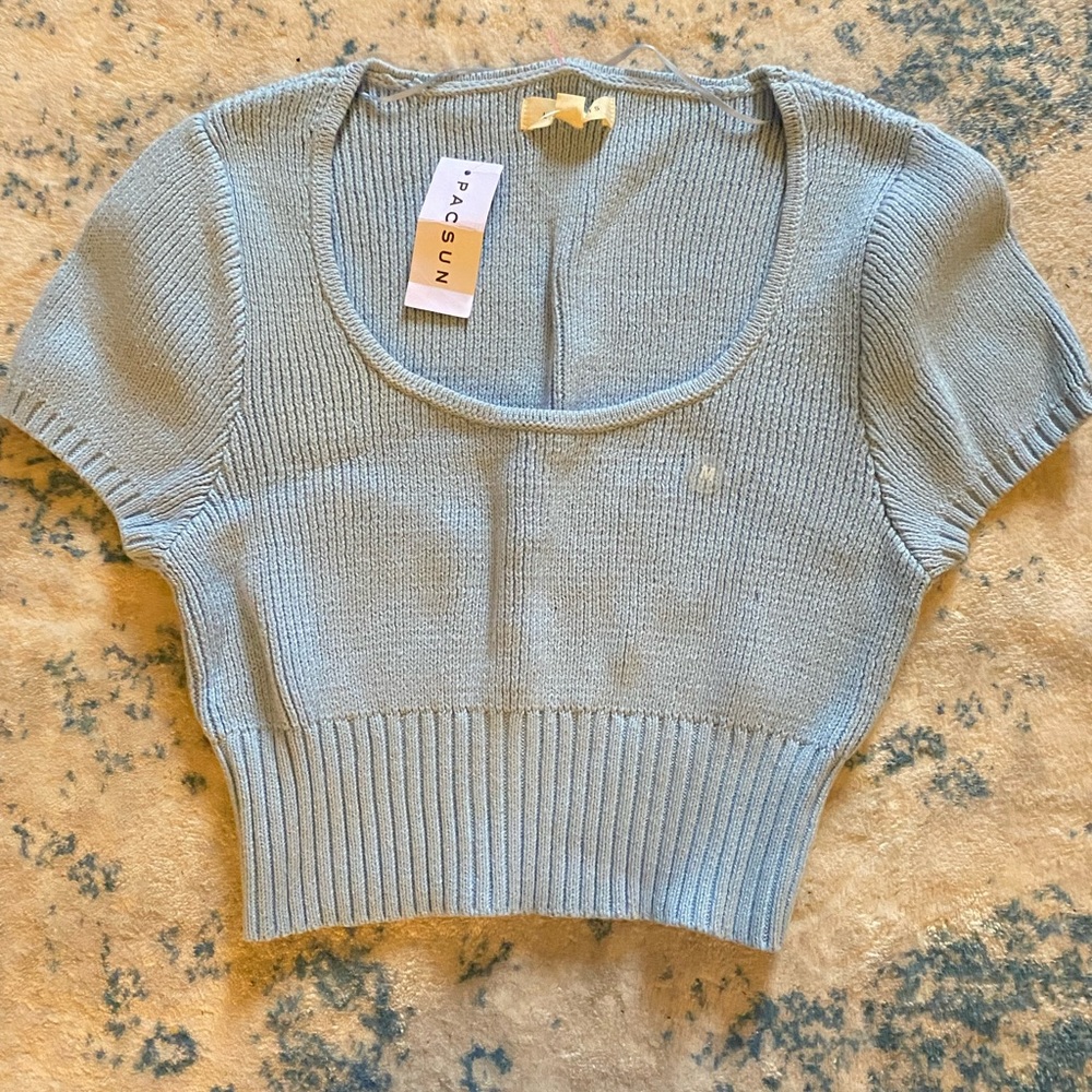 Blue pacsun sweater top brand new with tags
